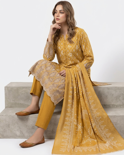 3 Piece Lawn Suit (Unstitched)