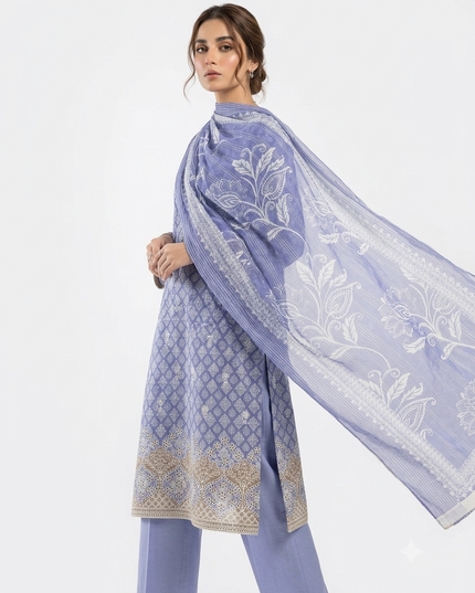 3 Piece Lawn Suit (Unstitched)