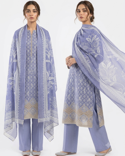 3 Piece Lawn Suit (Unstitched)