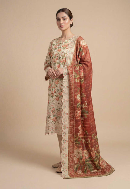 <strong>Embroided Lawn (Un Stitched)</strong>